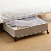Housse de rangement sous lit, l.66 cm, beige Dressy plus