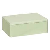 Lot de 3 boîtes de rangement, l.31/20,5 cm, vert clair Deskolor