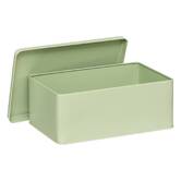 Lot de 3 boîtes de rangement, l.31/20,5 cm, vert clair Deskolor