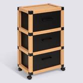 Tour de rangement, 3 niveaux, beige Cardy