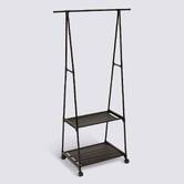 Portant à vêtements, noir Intissa