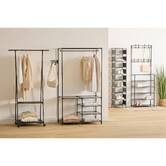 Portant à vêtements, noir Intissa