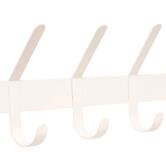 Patère, 10 accroches, l.40 cm Liny