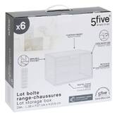 Range-chaussures, 6 paires Spacy plus