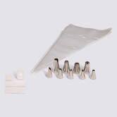 Poche à douille, 30 poches, transparent 