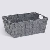 Panier, l.28 cm, gris Lise