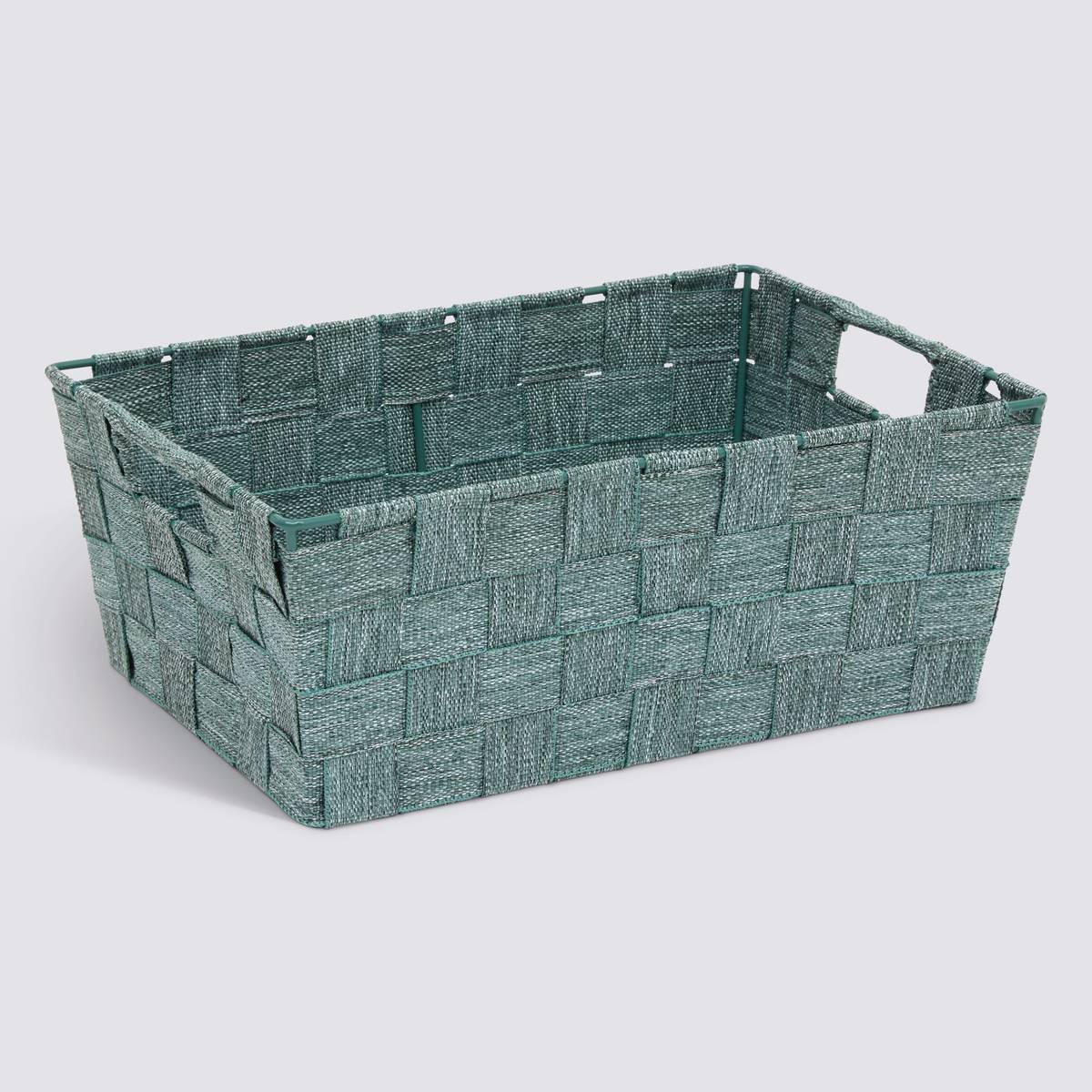 Panier, l.28 cm, vert Lise