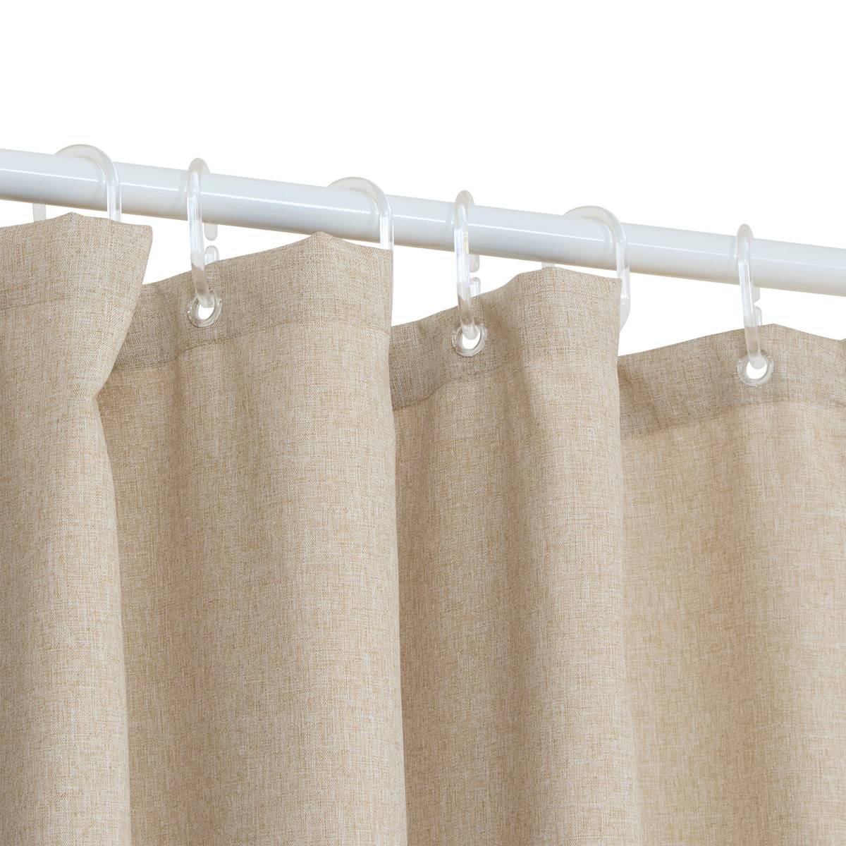 Rideau de douche, l.180 cm, beige 
