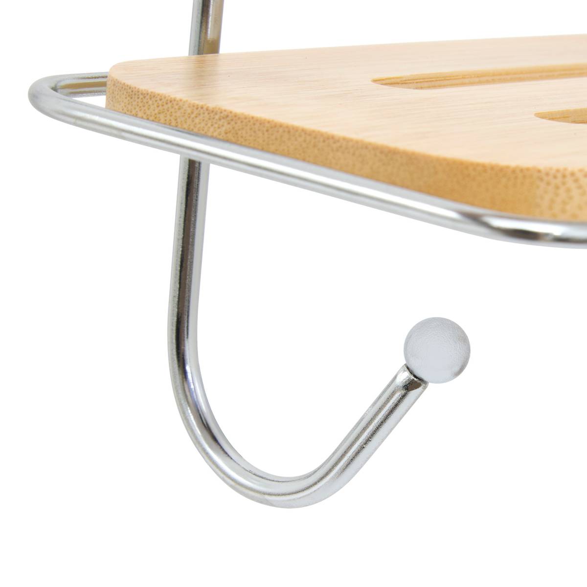 Serviteur de douche 2 niveaux, argenté Venterra