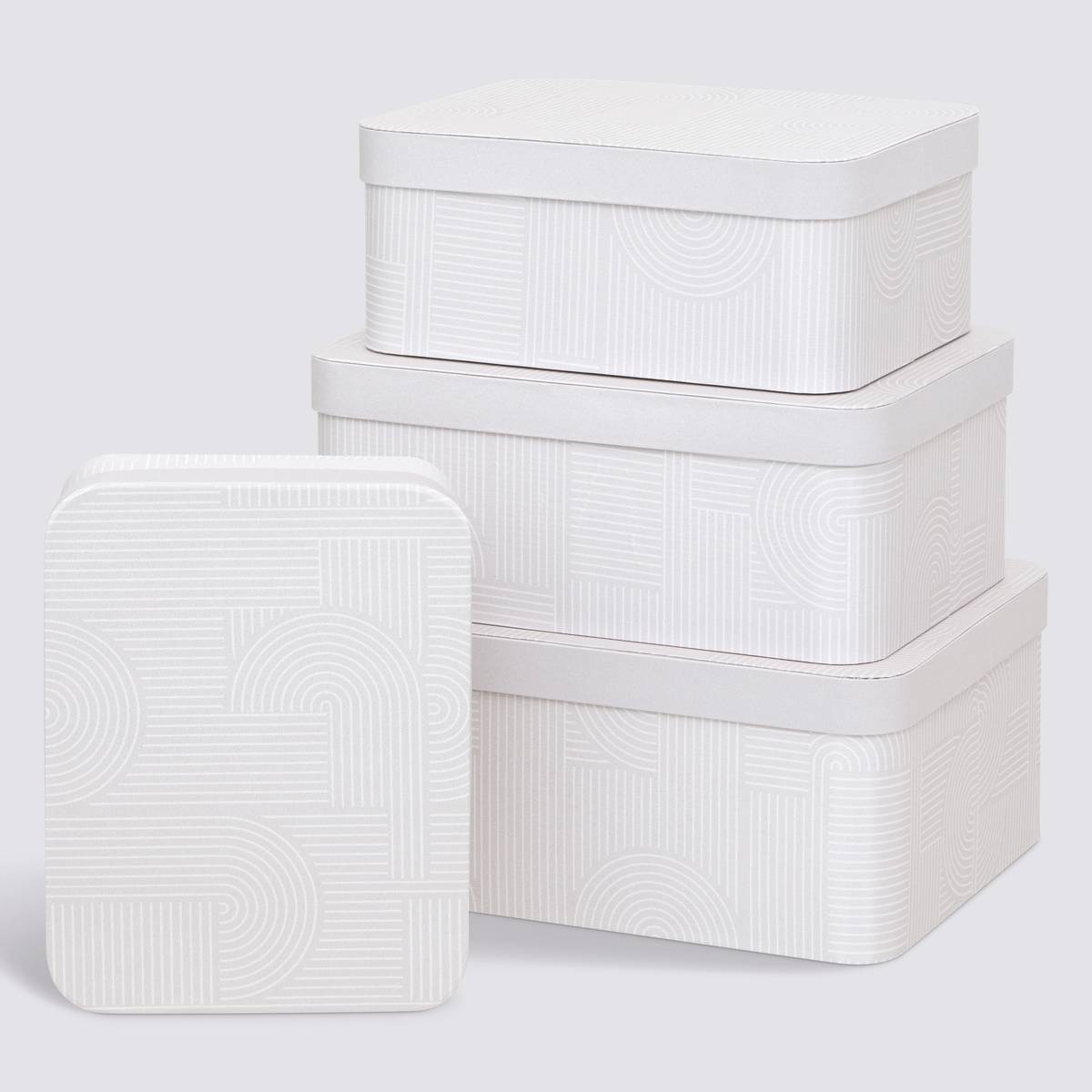 Boîte, 4 produits, beige Polybox