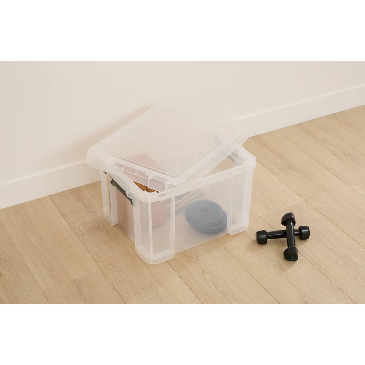 Boîte de rangement, 35l, transparent Forty plus