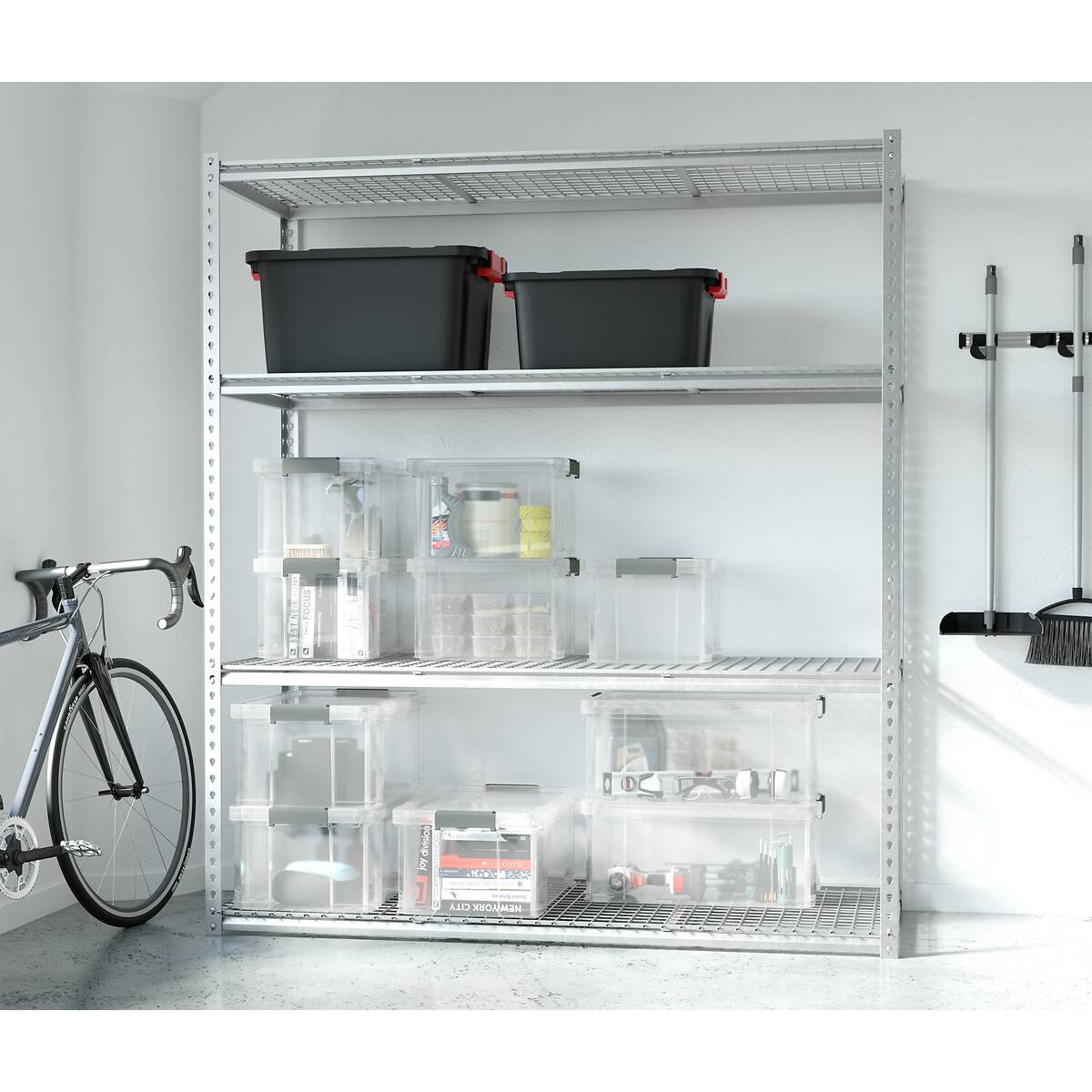 Boîte de rangement, 68l, transparent Forty plus