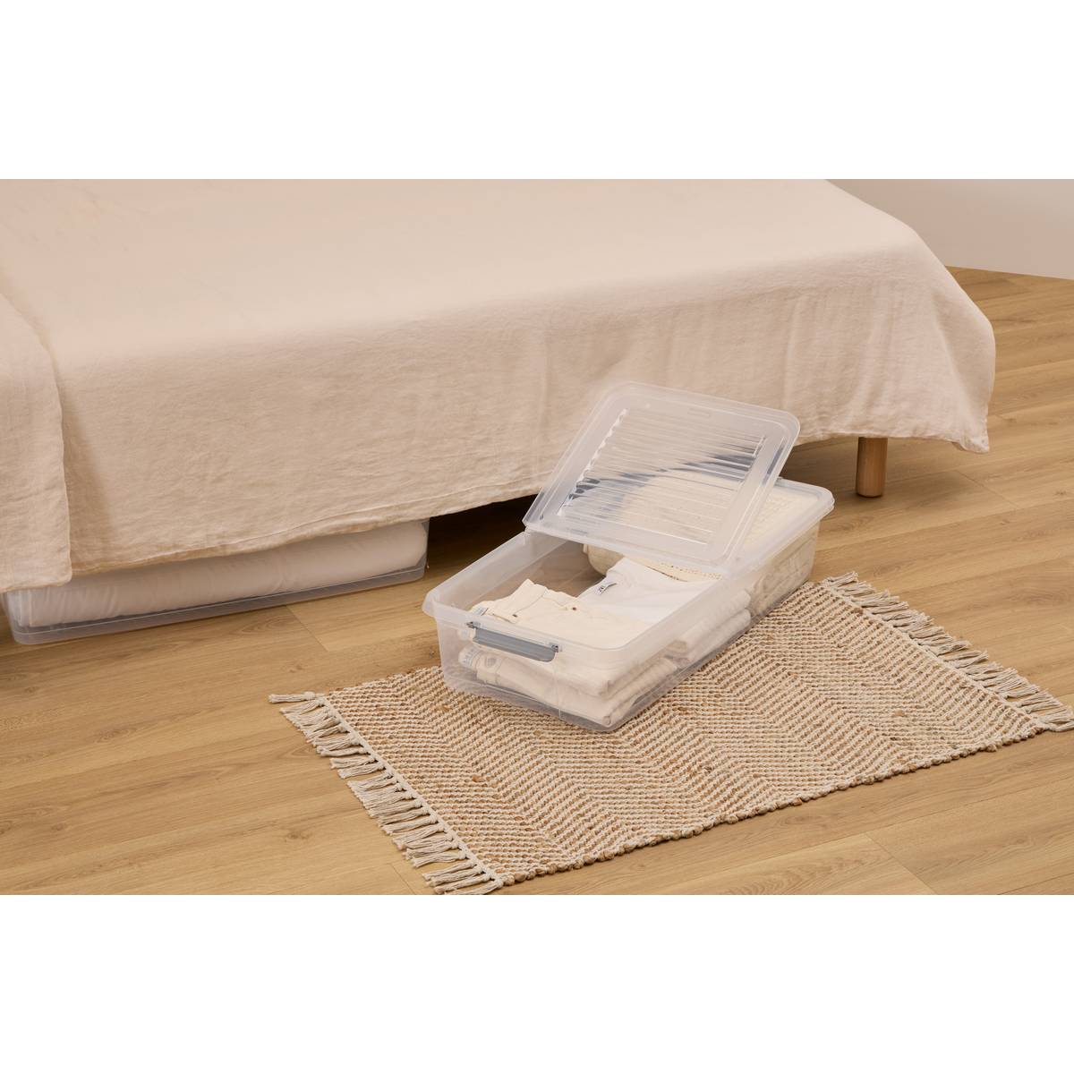 Boîte de rangement sous lit, 33l Flip'n bed