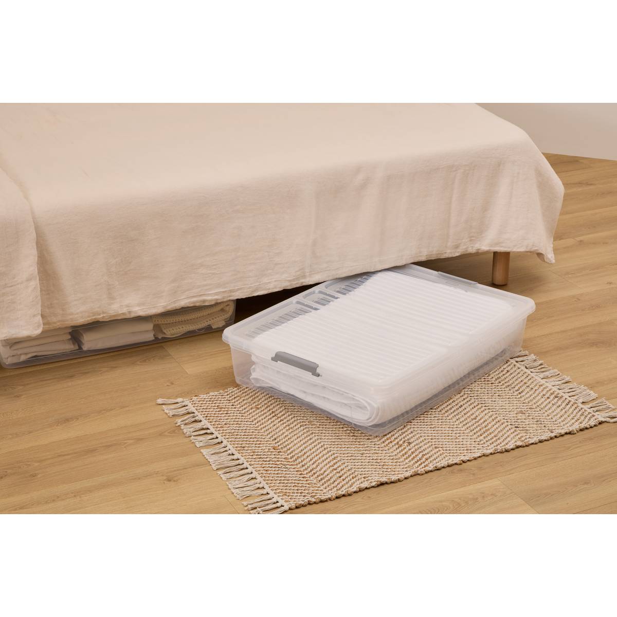 Boîte de rangement sous lit, 53l Flip'n bed