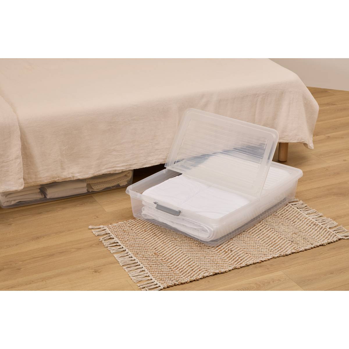 Boîte de rangement sous lit, 53l Flip'n bed