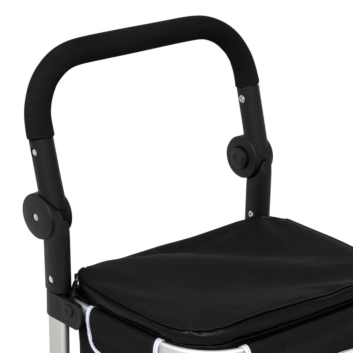 Chariot de course, 2 roues, noir 