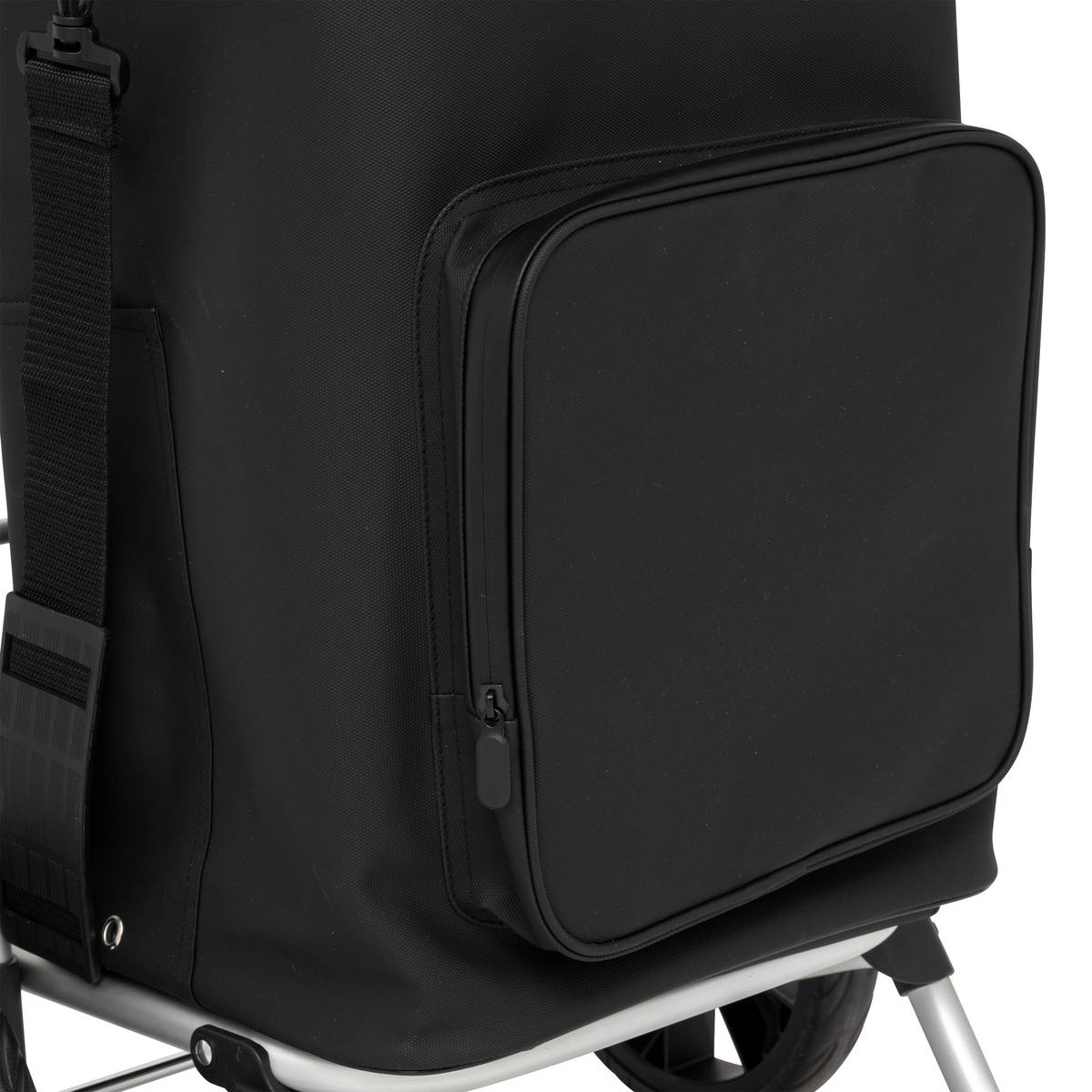 Chariot de course, 2 roues, noir 