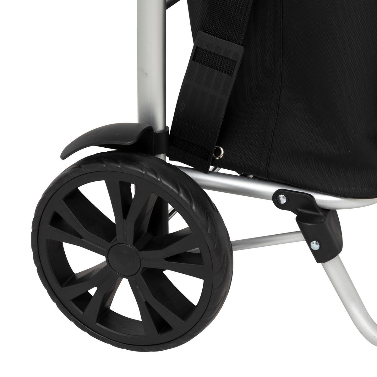 Chariot de course, 2 roues, noir 