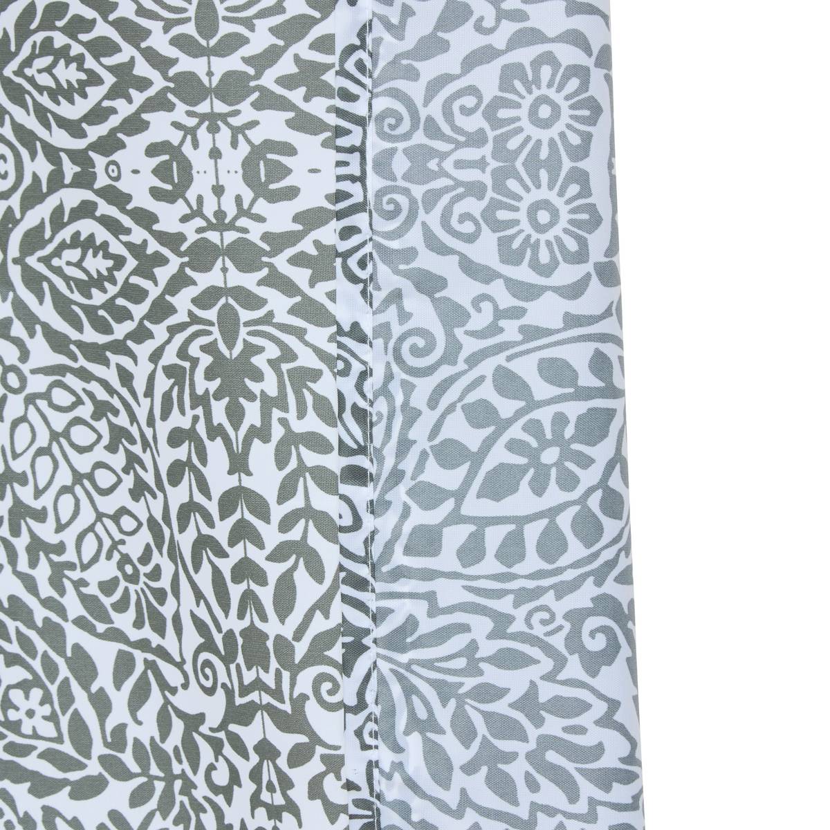 Rideau de douche, l.180 cm, gris Arboria