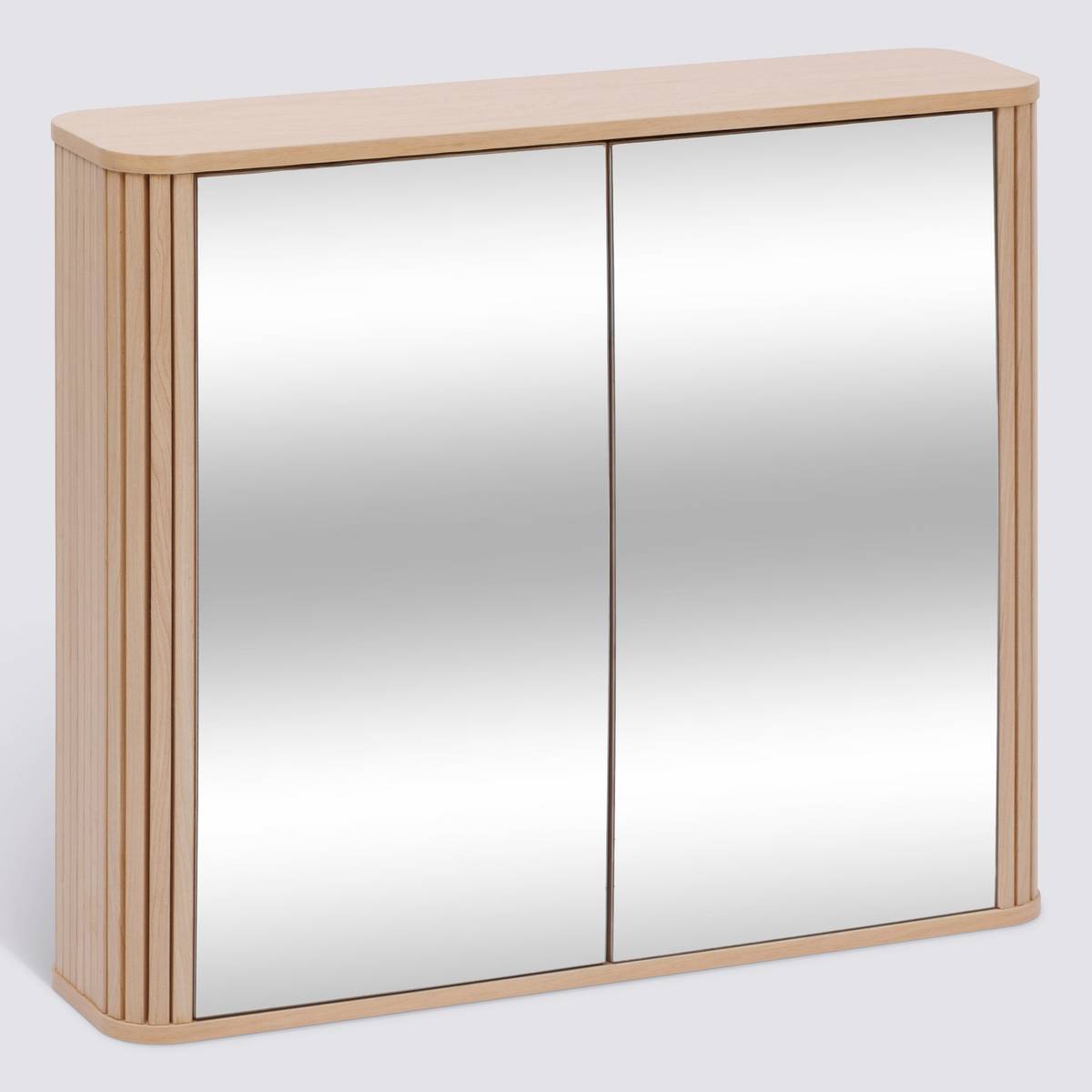 Meuble de salle de bain, l.80 cm, beige