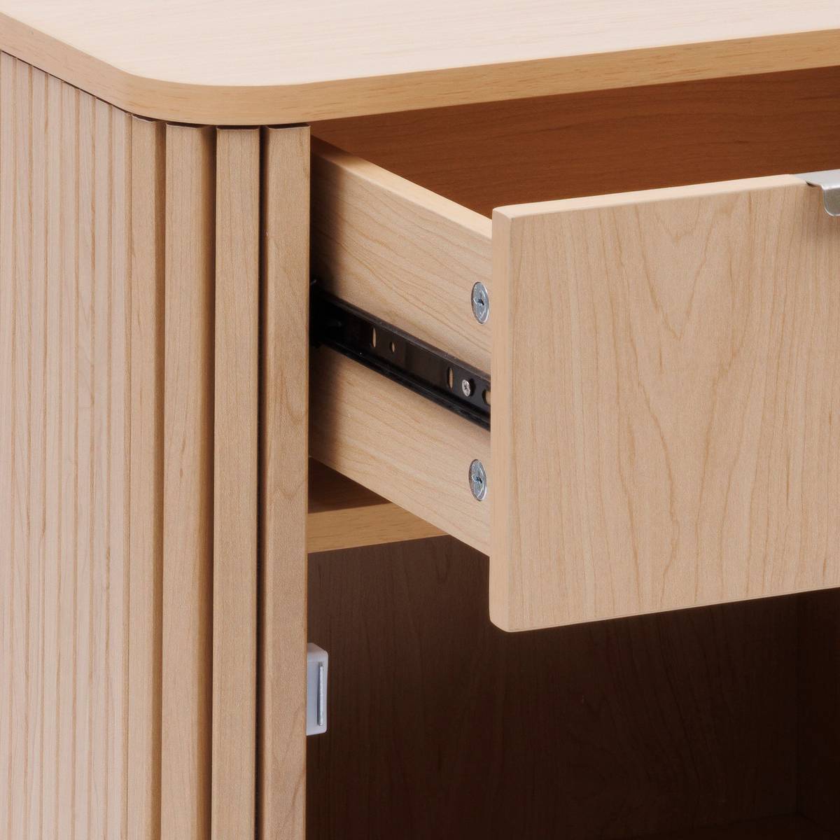 Meuble de salle de bain 1 porte, beige