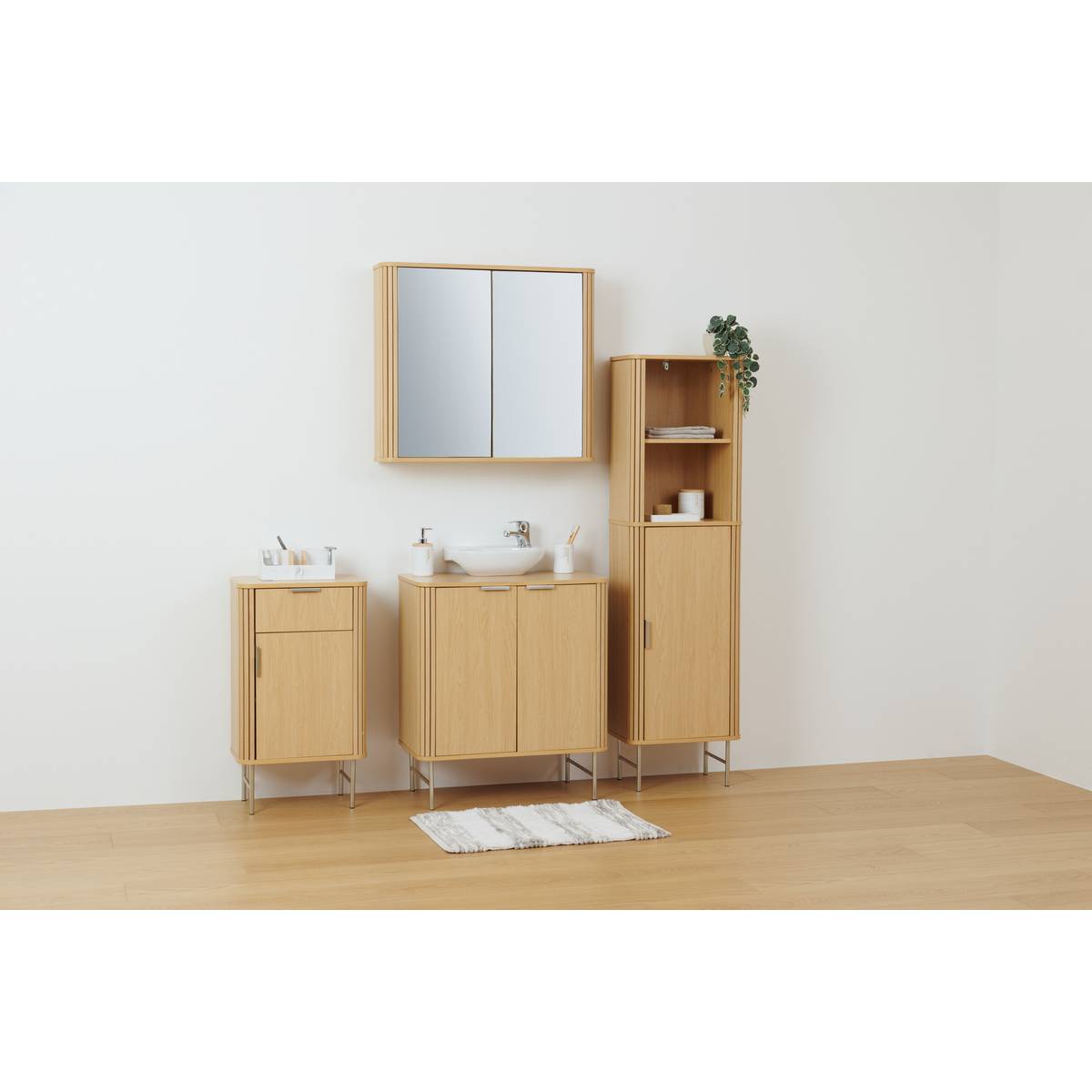 Meuble sous-lavabo 2 portes 