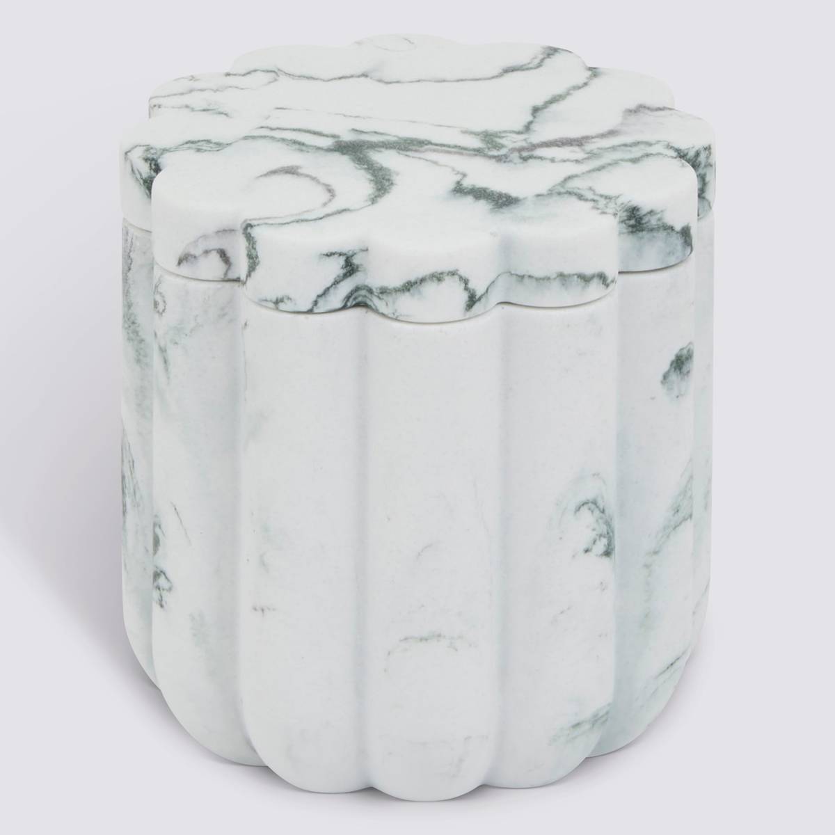 Pot à cotons, blanc Marby