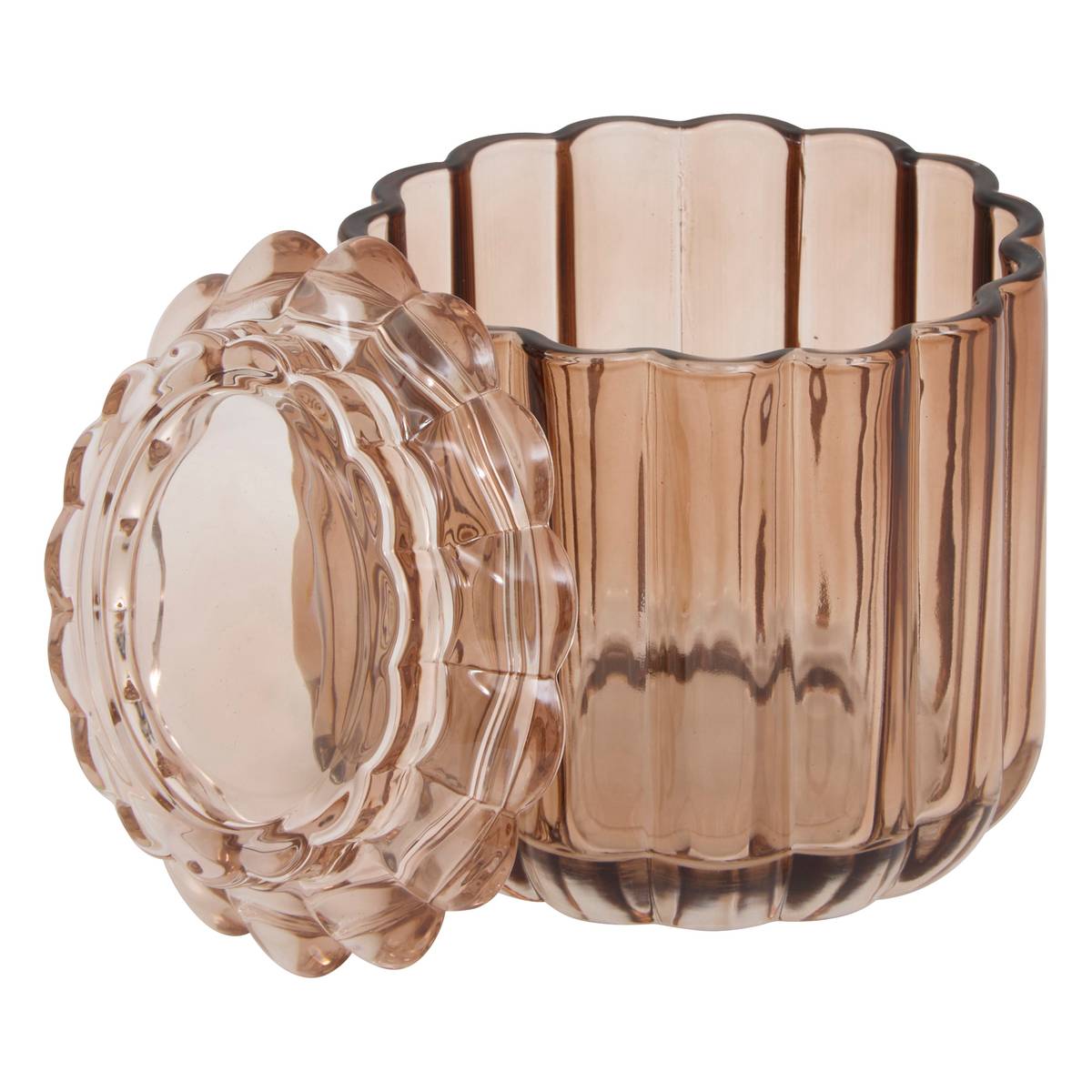 Pot à coton, ambre Florea