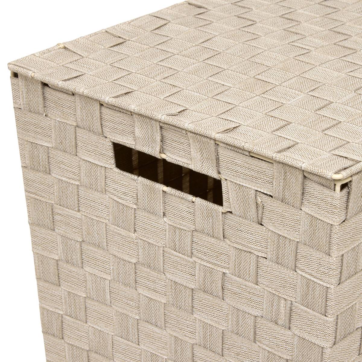 Panier à linge, 50l, beige Lise