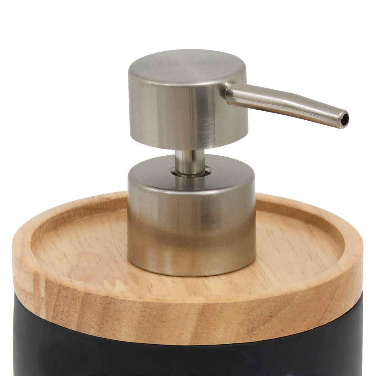 Distributeur de savon, 840 ml, noir Lea