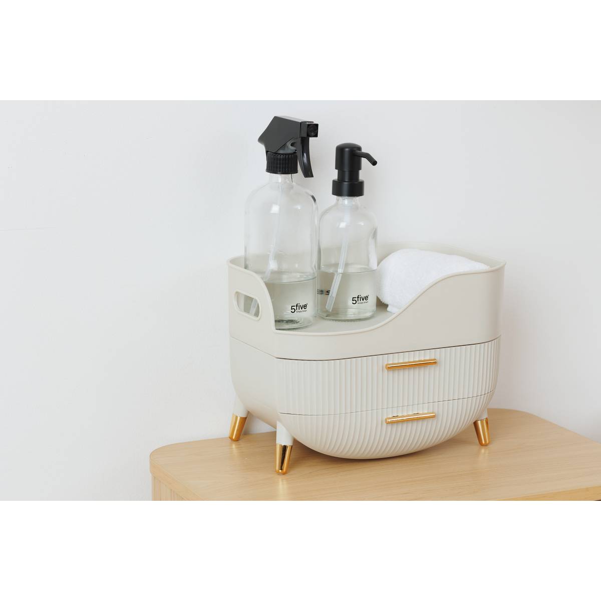 Organiseur, l.26 cm, beige Alba