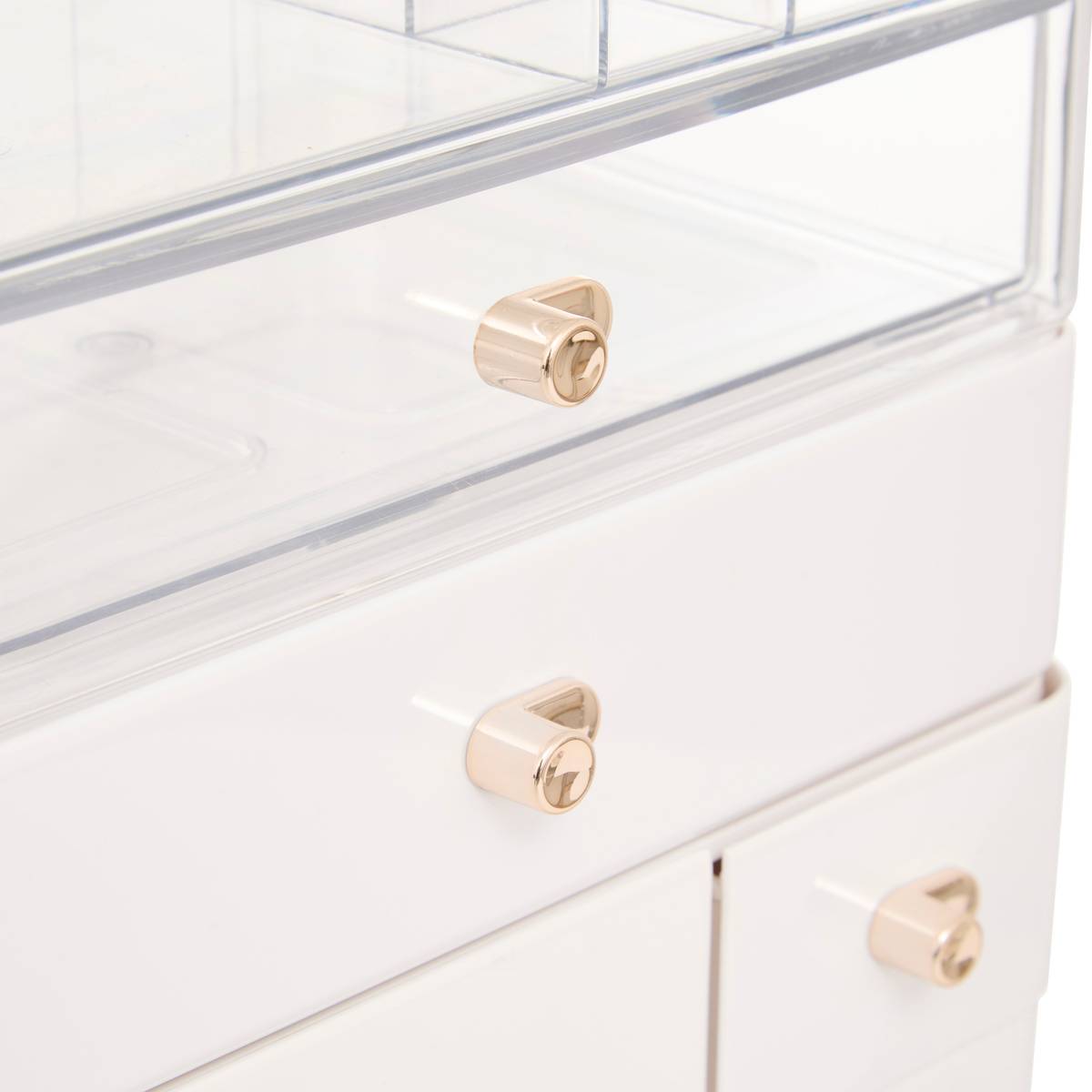 Organiseur, l.23 cm, blanc Sara
