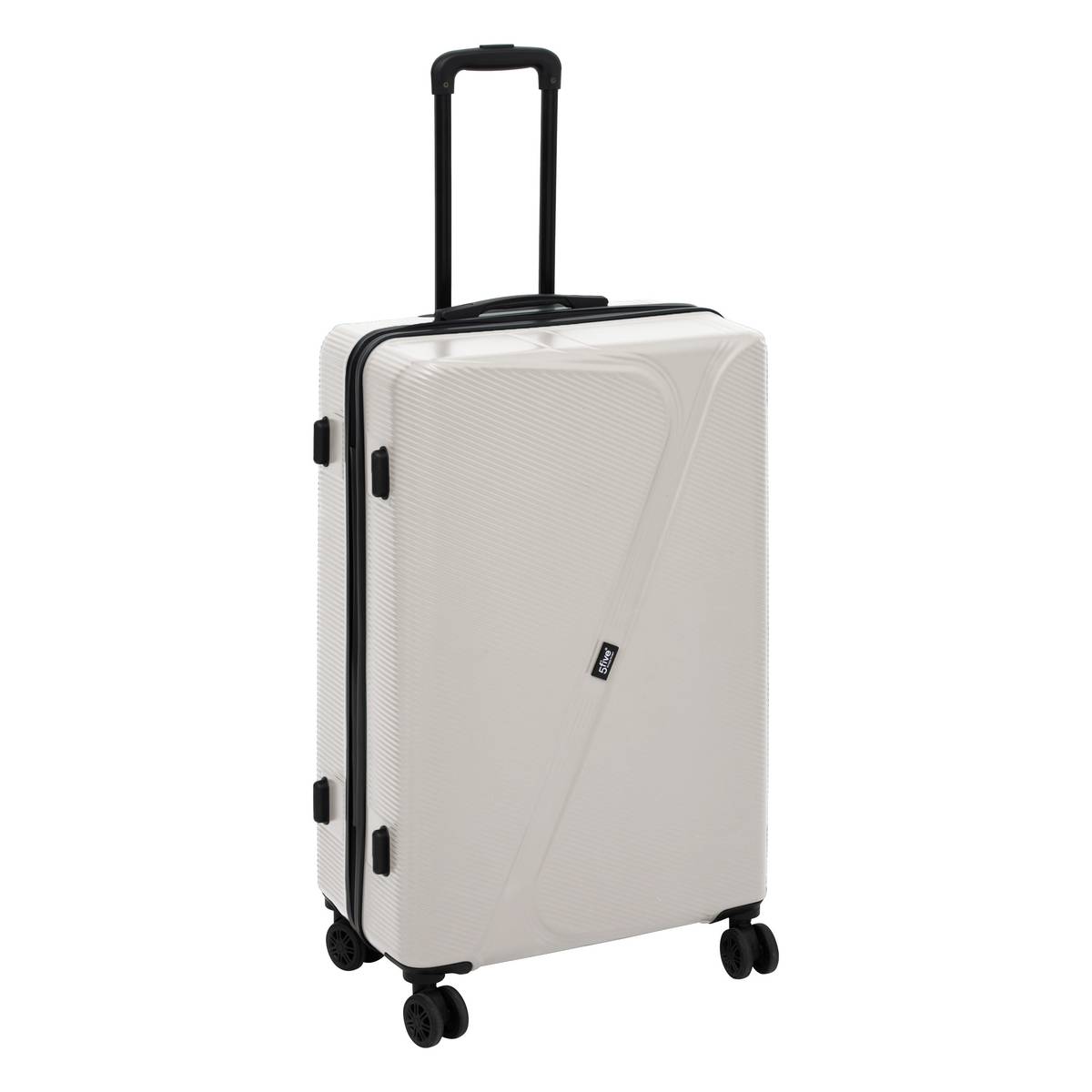 Lot de 3 valises 8 roues, h.77/67/55 cm, argile