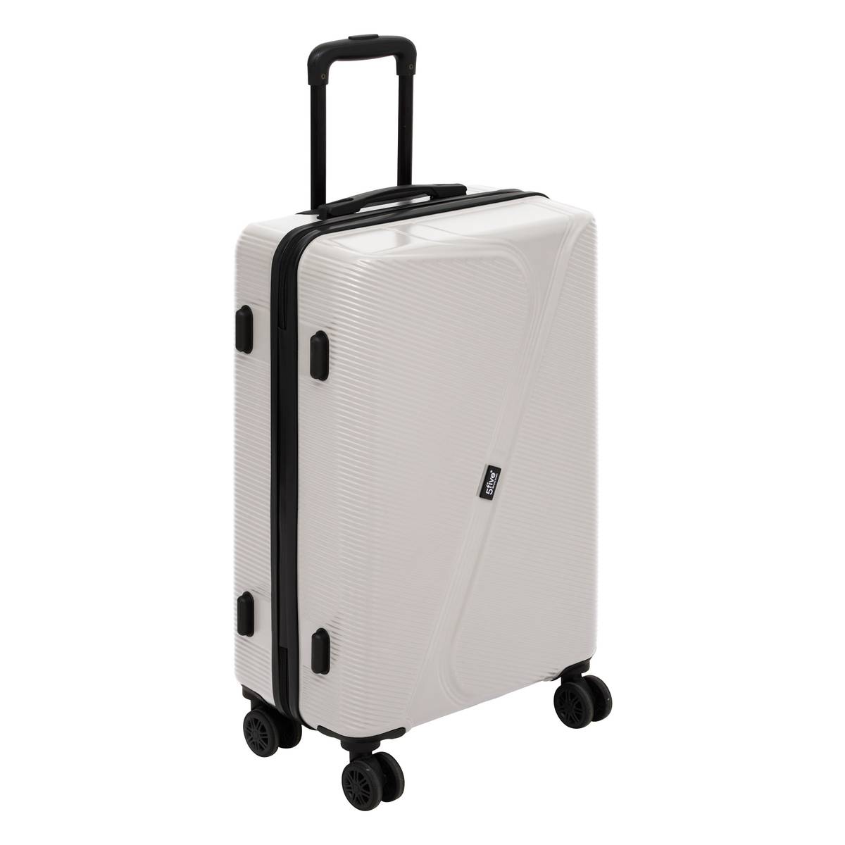 Lot de 3 valises 8 roues, h.77/67/55 cm, argile