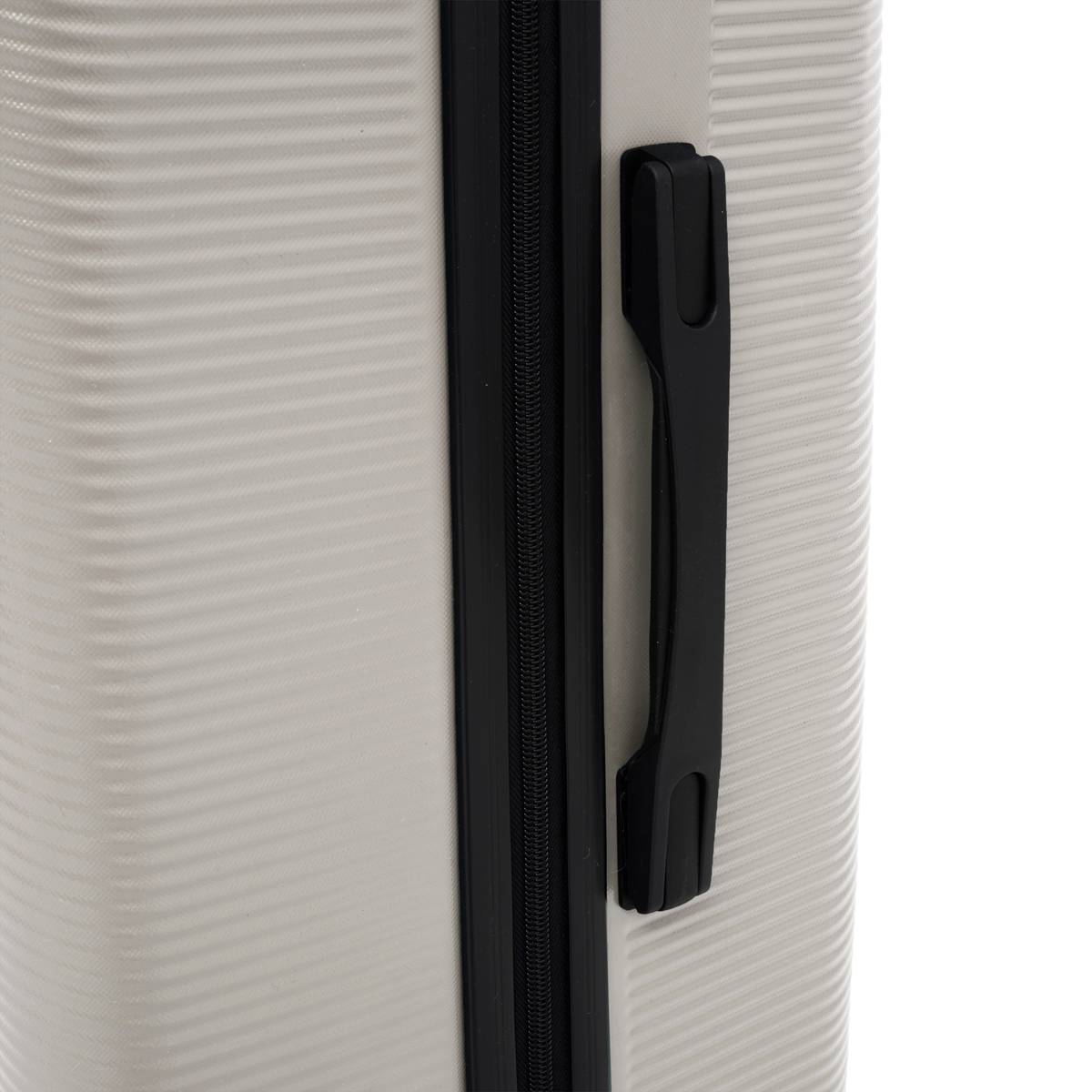 Lot de 3 valises 8 roues, h.77/67/55 cm, argile