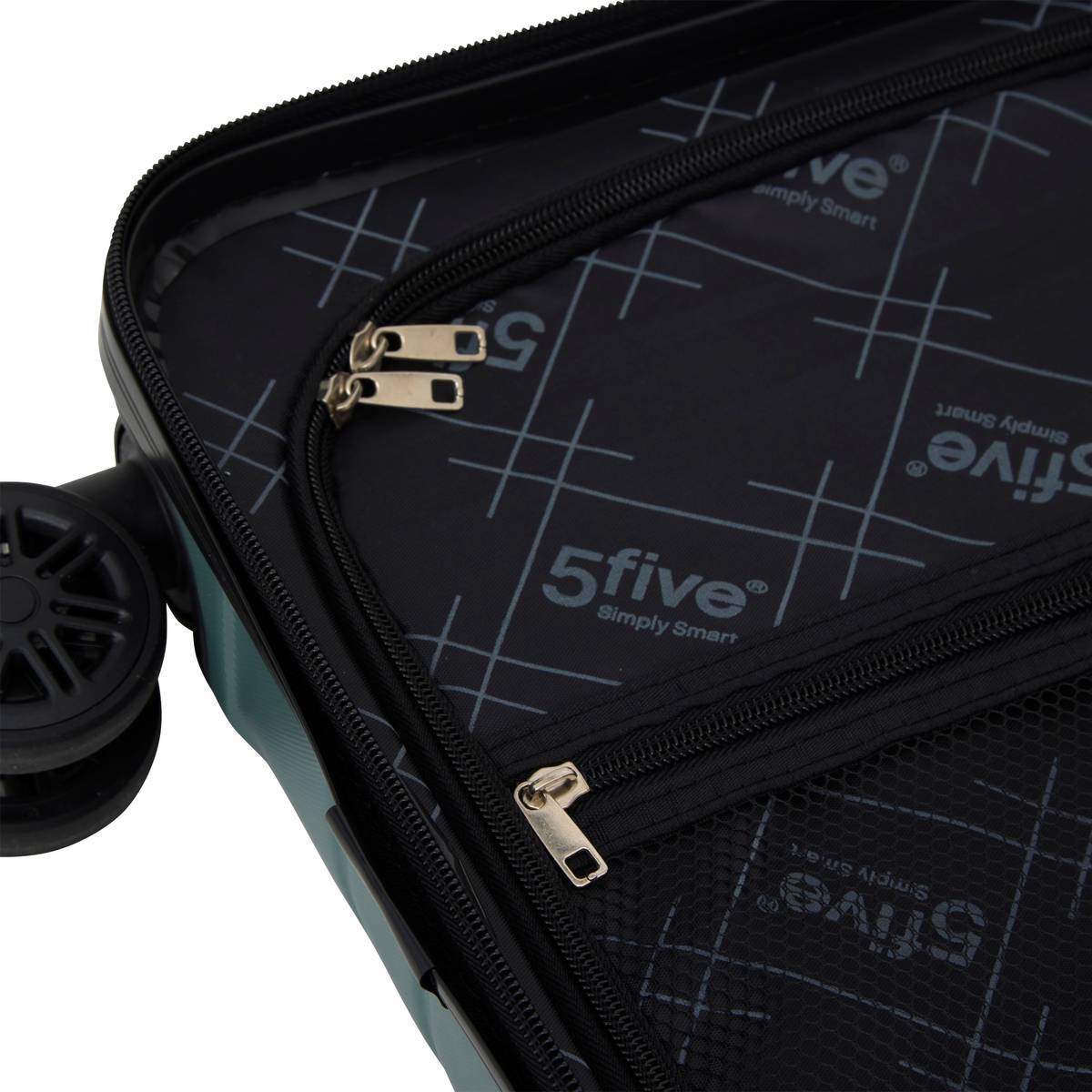 Valise 8 roues, 36x45 cm, vert 