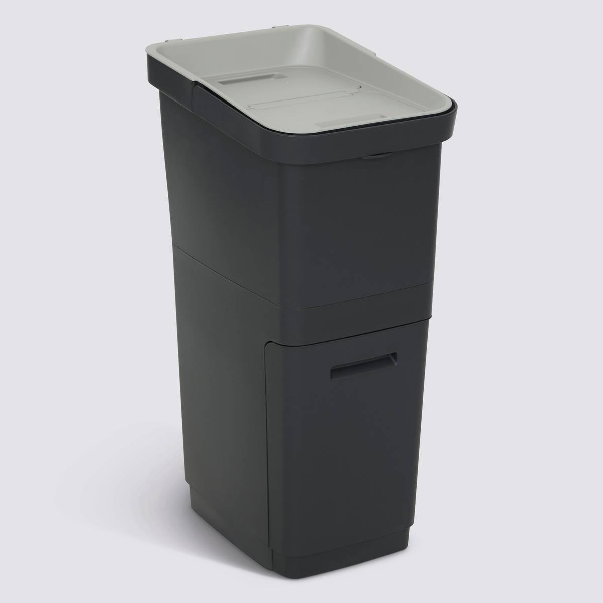 Poubelle de recyclage, 36l, noir