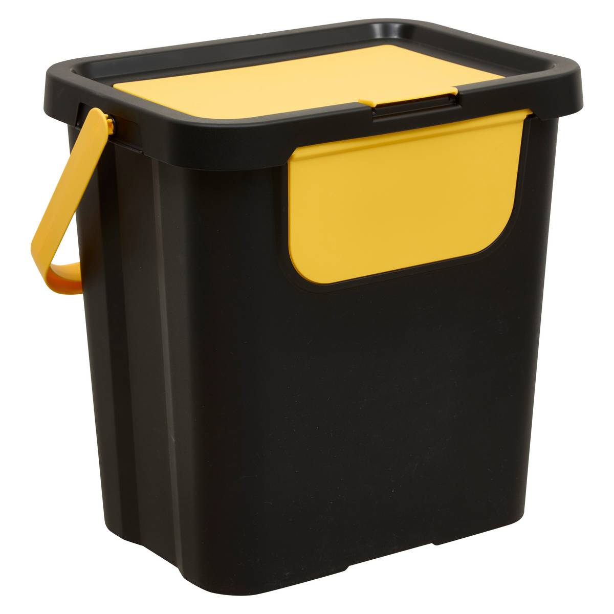 Lot de 3 poubelles, manuel, 24 l, plusieurs coloris 