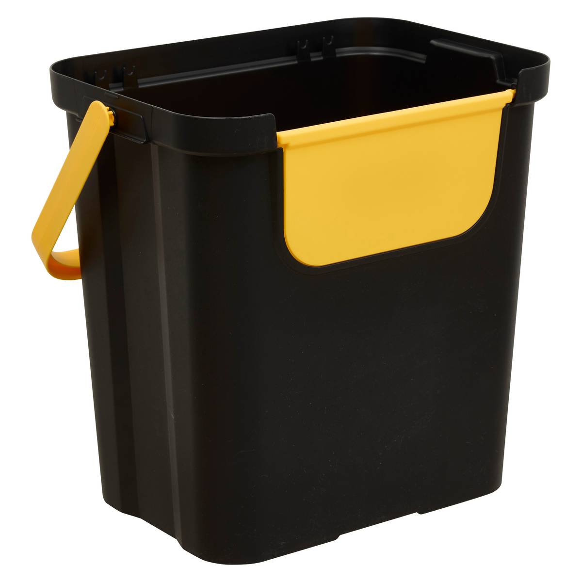 Lot de 3 poubelles, manuel, 24 l, plusieurs coloris 