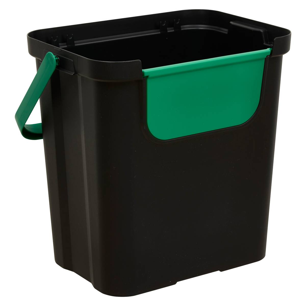 Lot de 3 poubelles, manuel, 24 l, plusieurs coloris 