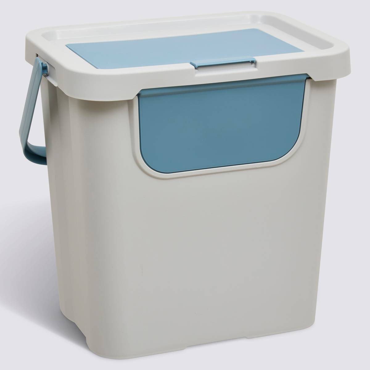 Poubelle, 24l , gris 