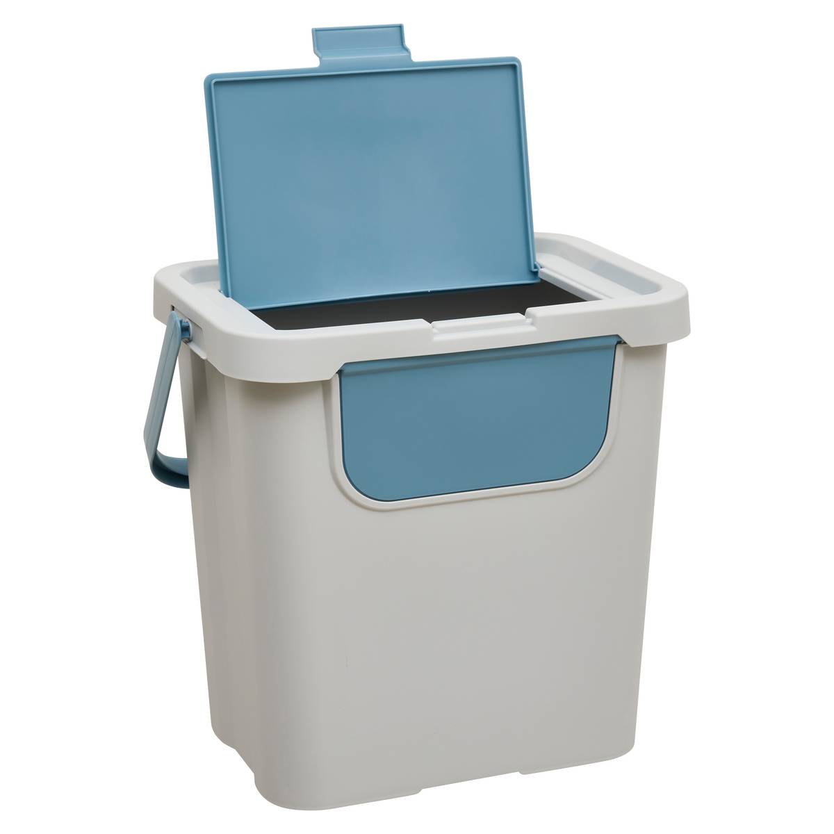 Poubelle, 24l , gris 