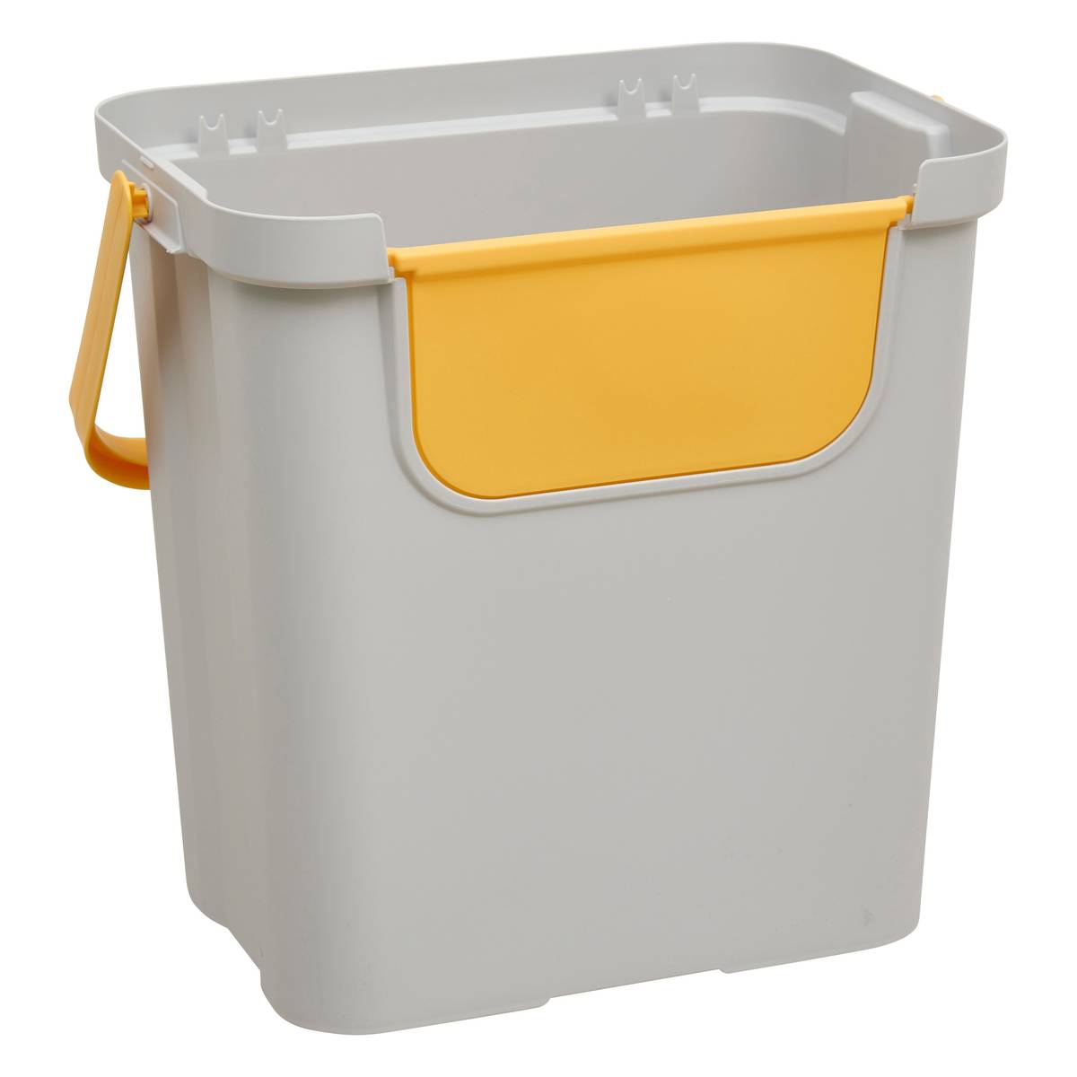 Poubelle, 24l , gris 