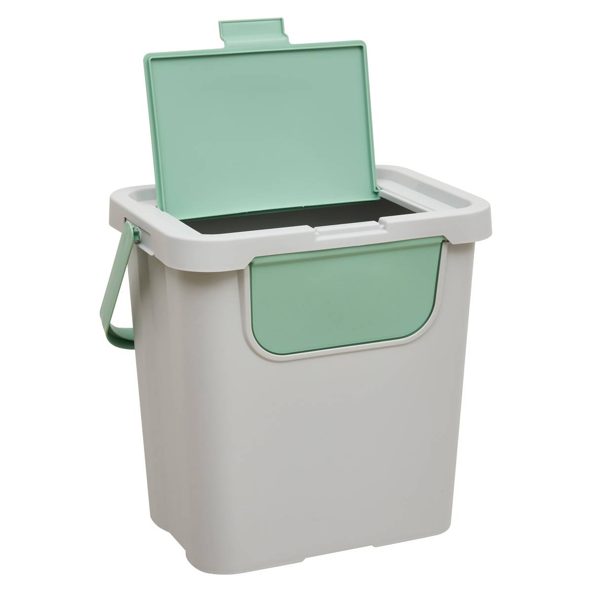 Poubelle, 24l , gris 