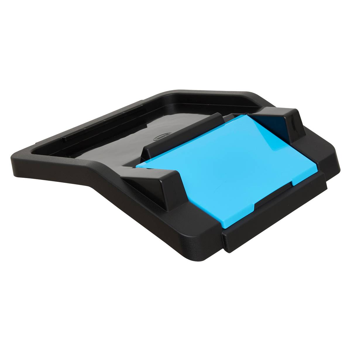 Poubelle, manuel, 30 l, noir