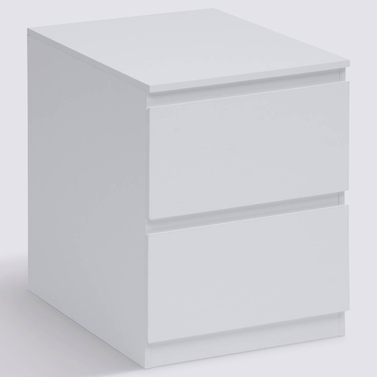 Chevet, 2 tiroirs, beige Dolo