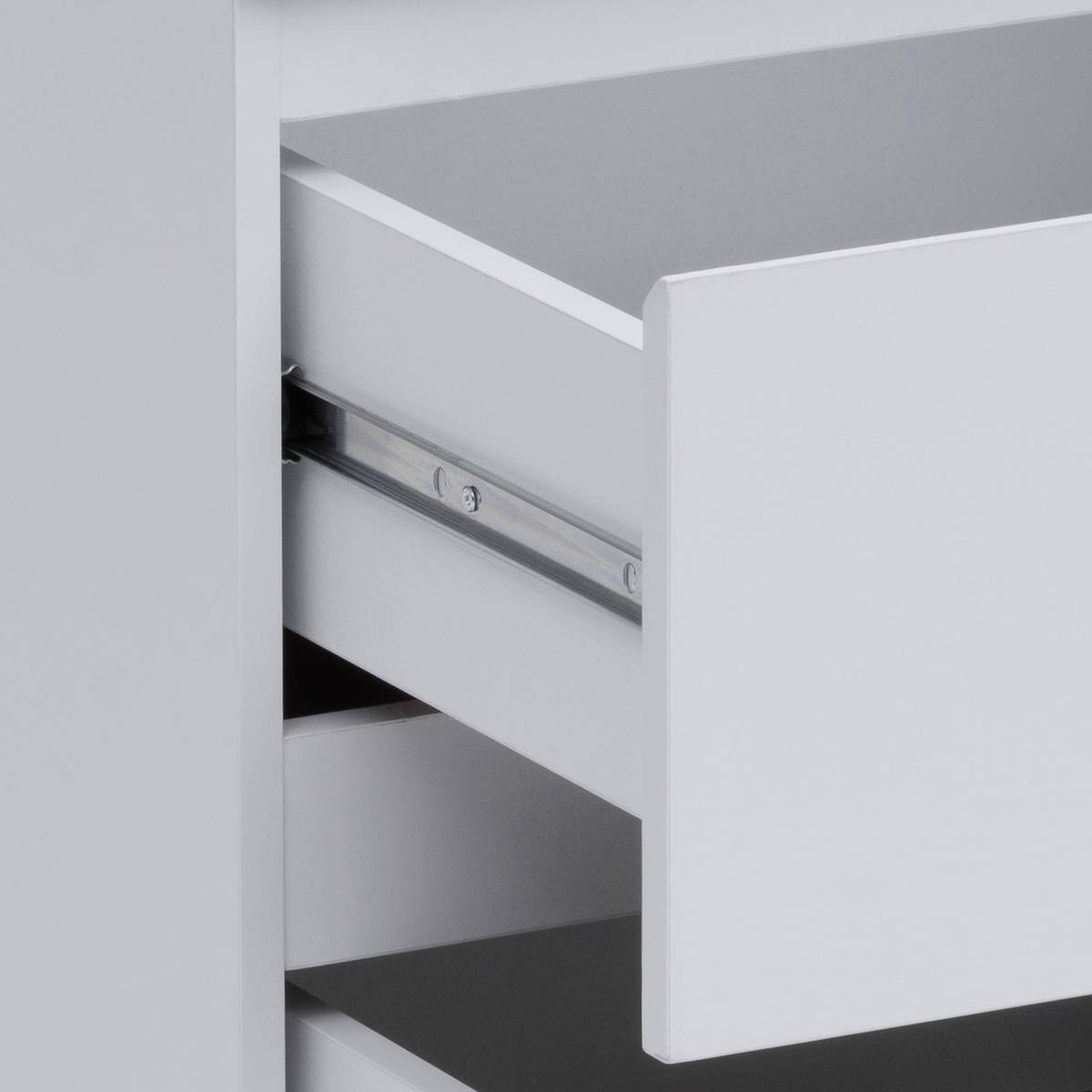 Chevet, 2 tiroirs, beige Dolo