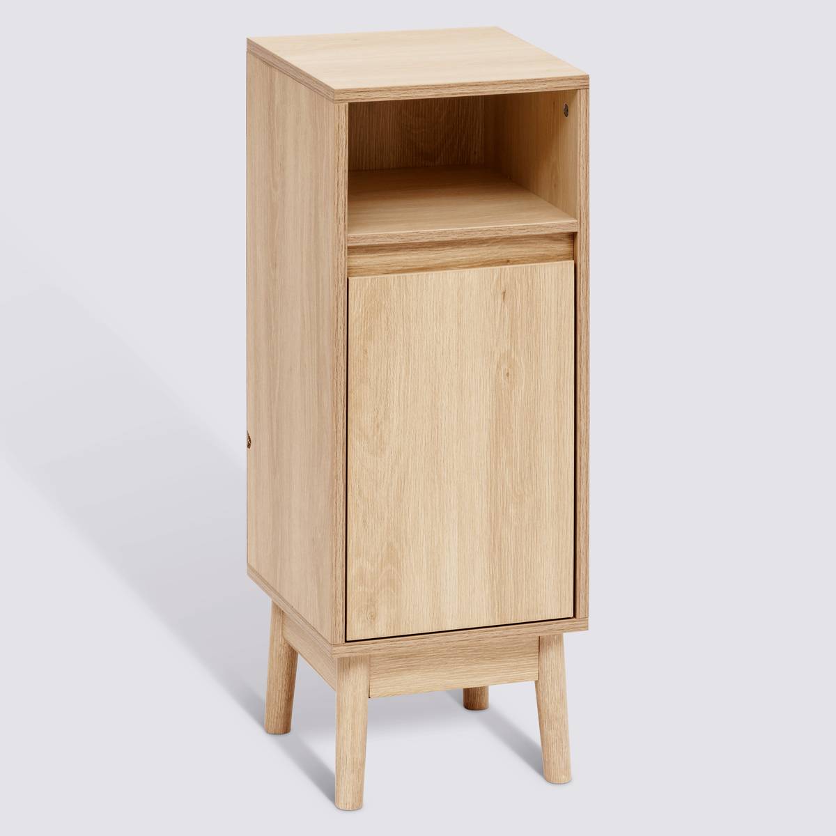 Meuble bas 1 porte, beige Abana