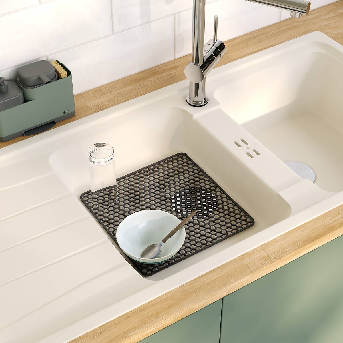 Fond evier 30,5x30,5 sileo 