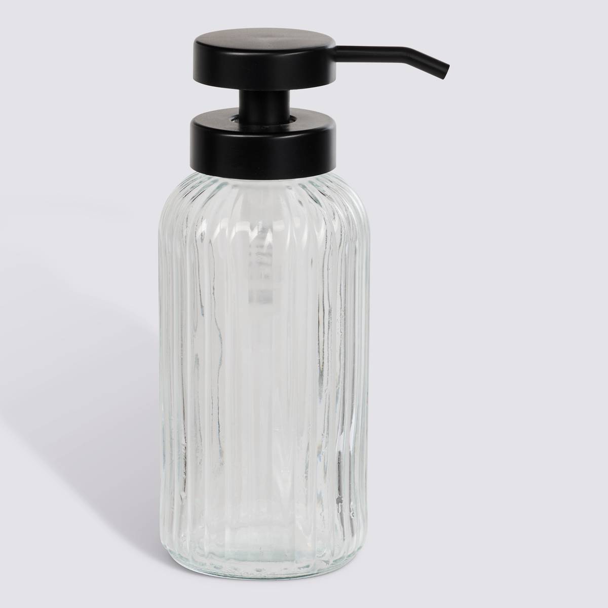 Distributeur à savon, 500 ml, transparent Black edition
